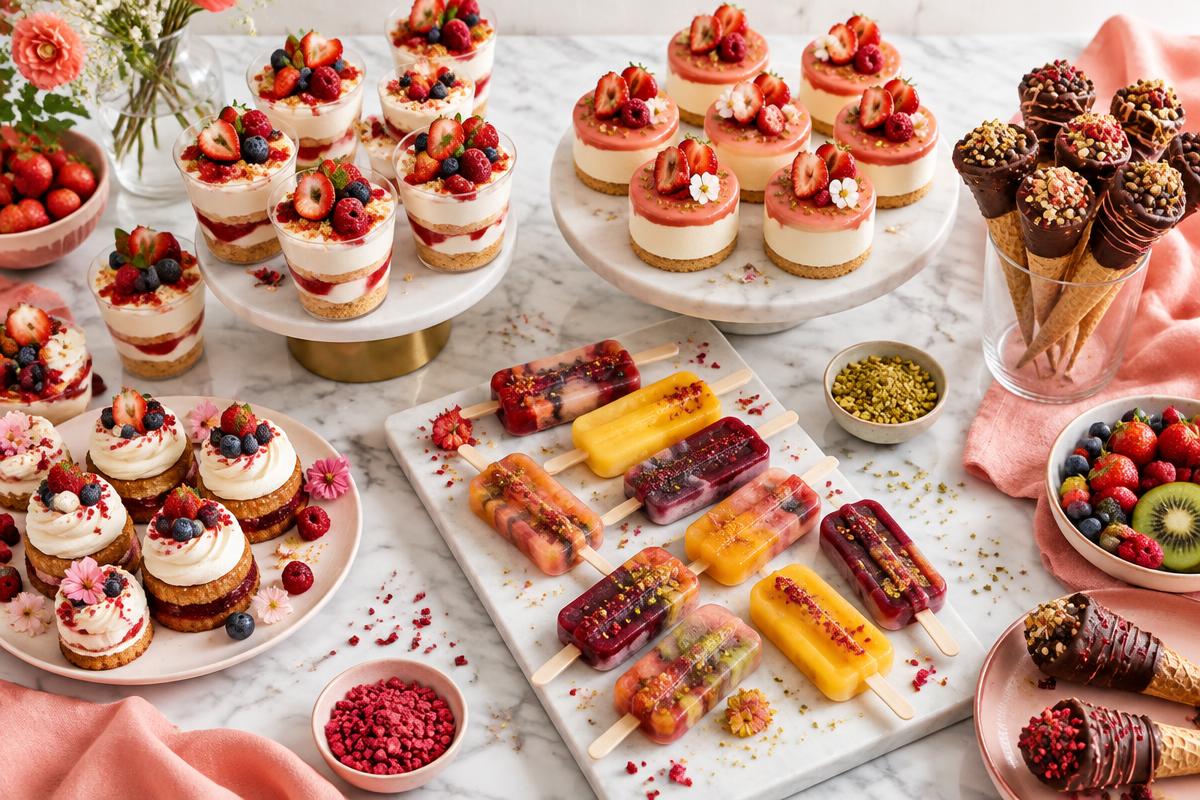 Variedad de postres